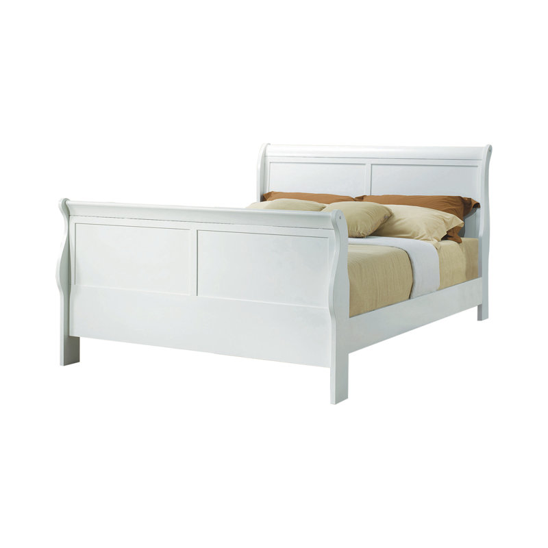 Lit-bateau, Blanc, Reine