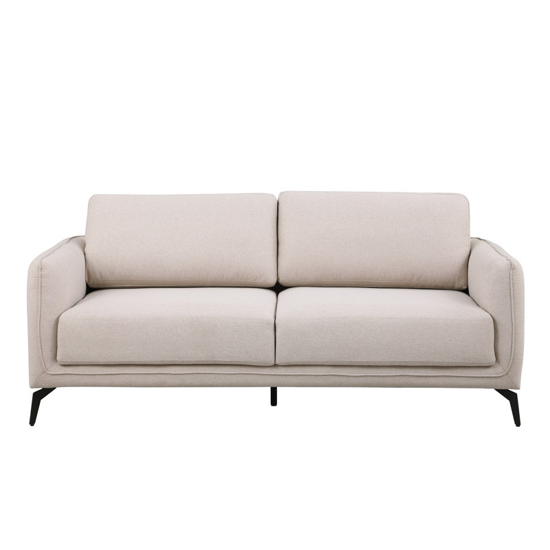 Ballycor 3 Seater Linen Sofa, Dayanara Beige Fabric
