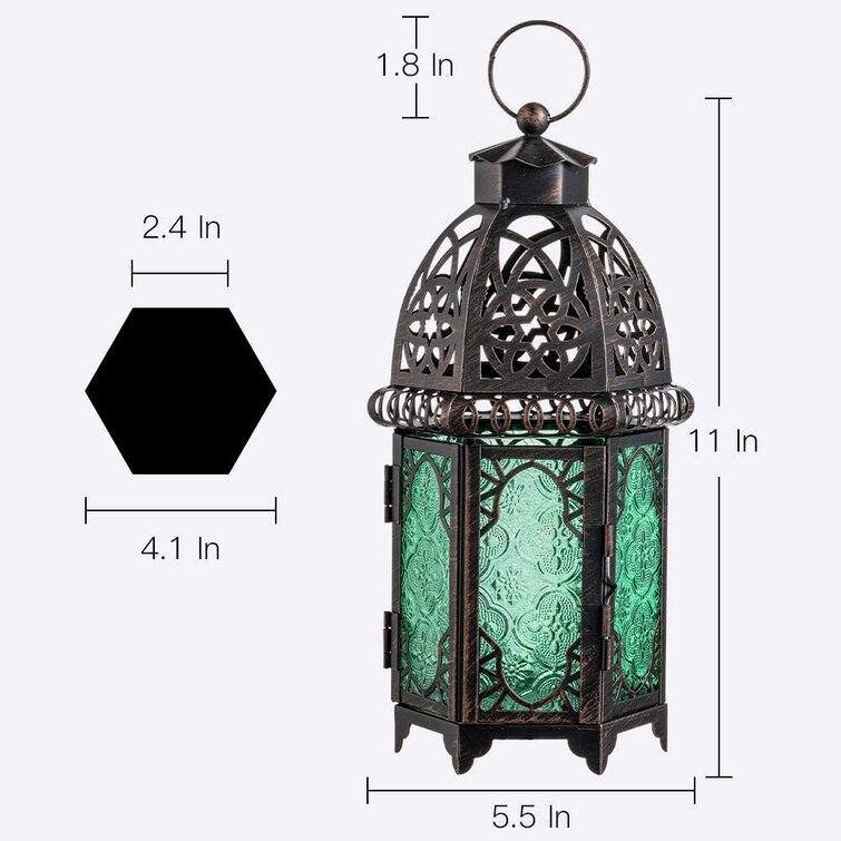 X－MAX FURNITURE 11'' Battery Powered Outdoor Lantern