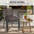 4Pcs Stackable Rattan Patio Chairs-124769726