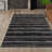 Komon Minimalist Stripe Black/Cream Rug-653745798