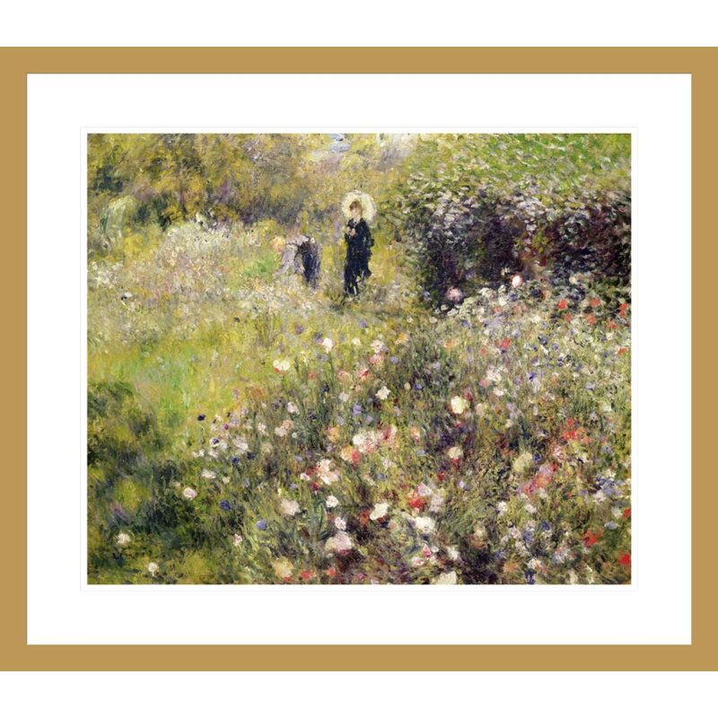 Paysage d'étéPierre-Auguste Renoir - Impression giclée sur cadre, H 23,5 po x l 26,99 po