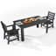Ensemble de 2 chaises de salle à manger en PEHD 20,3 W pour l'extérieur-1751186596