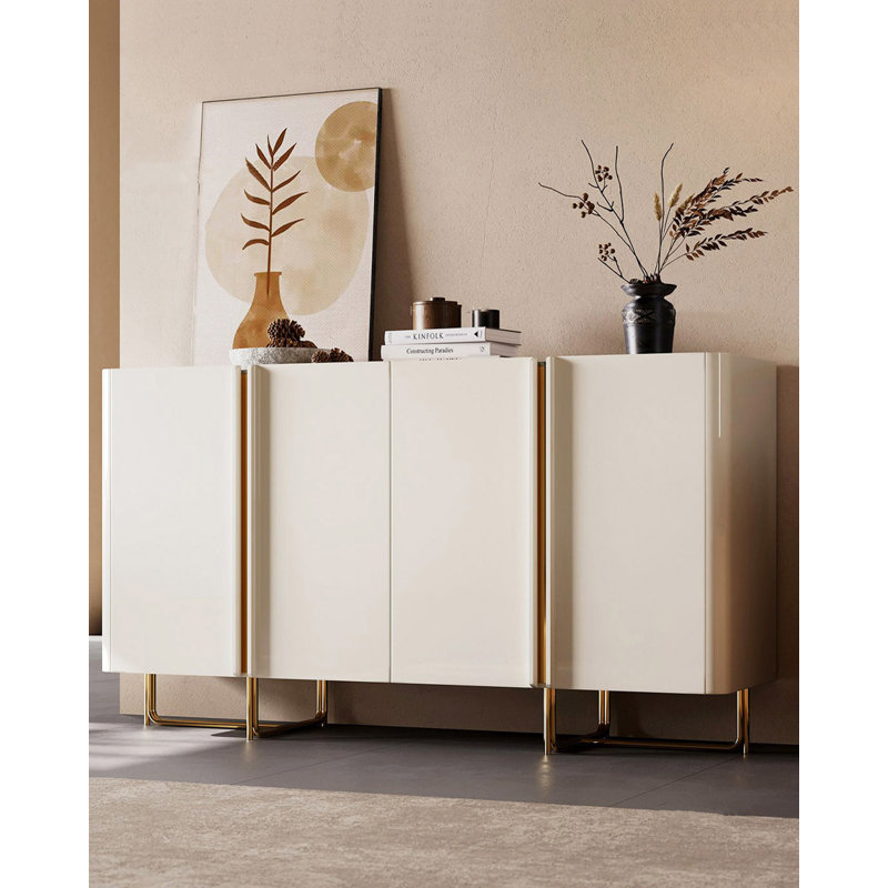 Armoire à chaussures en cristal Crystal, 31.5" H x 62.99" W x 15.75" D