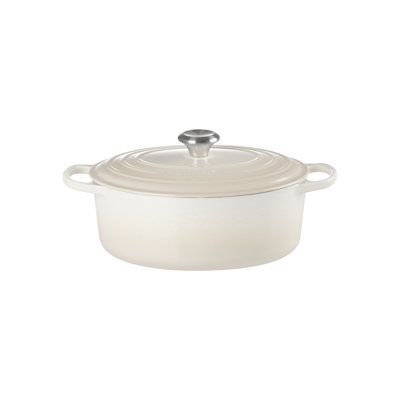 Le Creuset Enameled Cast Iron Oval Dutch Oven with Lid
