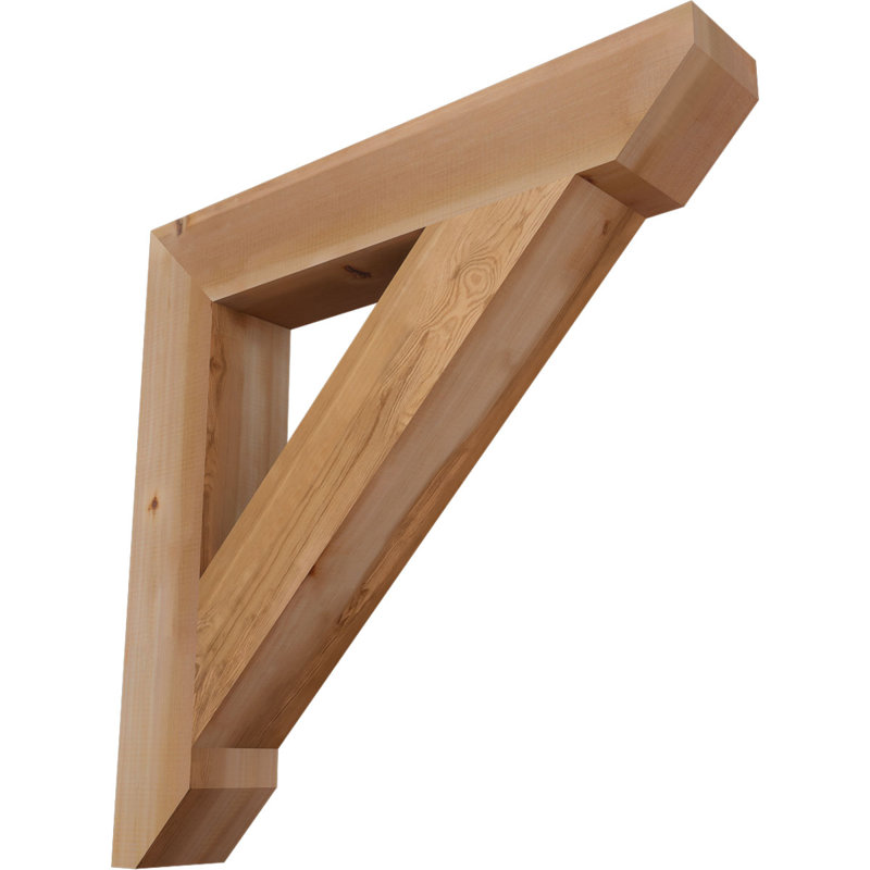 Support à lattes l 5 5 po x P 36 po x H 36 po, cèdre rouge de l'Ouest, Cèdre rouge, H 36 po x l 5,5 po x P 36 po