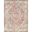 Antique Loom Rust/Beige Polyester powerloom Area Rug-713404250