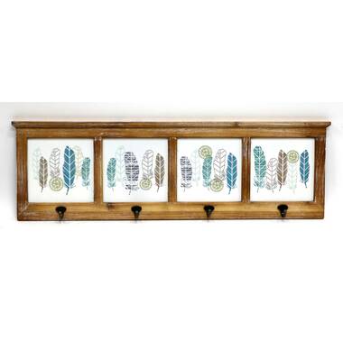 Mainetas Manufactured Wood Wall Organizer with Key Hooks