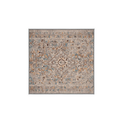 Machine Washable Gray Area Rug