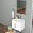 Wall-mounted Vanity With Soft Close Ceramic Basin Elegant Glossy White Bathroom Solution