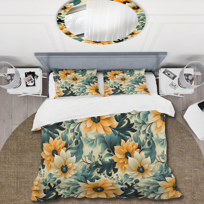 Ensemble de housse de couette Boho, Housse de couette pour grand lit et 2 taies décor