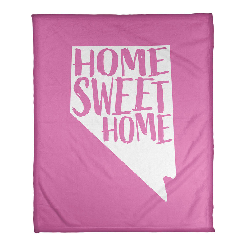Jeté polaire nevada doux, l 52,5 po x L 62,5 po, Rose