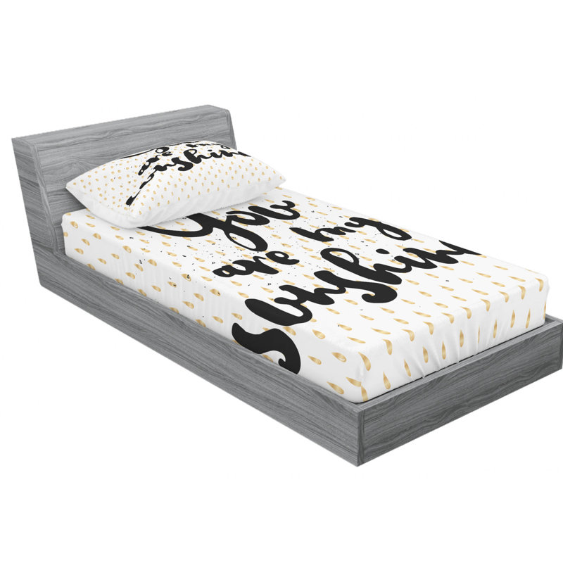 Microfiber Sheet Set, Twin XL Sheet Set with Fitted Sheet