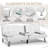 Abbigale 65.8'' Faux Leather Reclining Sleeper Sofa-310382000