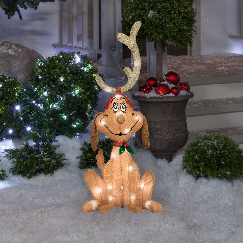 Sculpture 3D en forme de guirlande lumineuse des Fêtes - Max - 30 po - Dr. Seuss