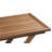 Kevin Rectangular Teak Solid Wood Foldable Outdoor Bistro Table , 27.5 " W 20 " D