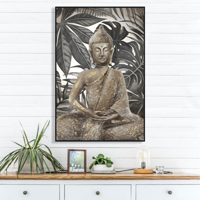 Buddha Bundle Black - Picture Frame Drawing