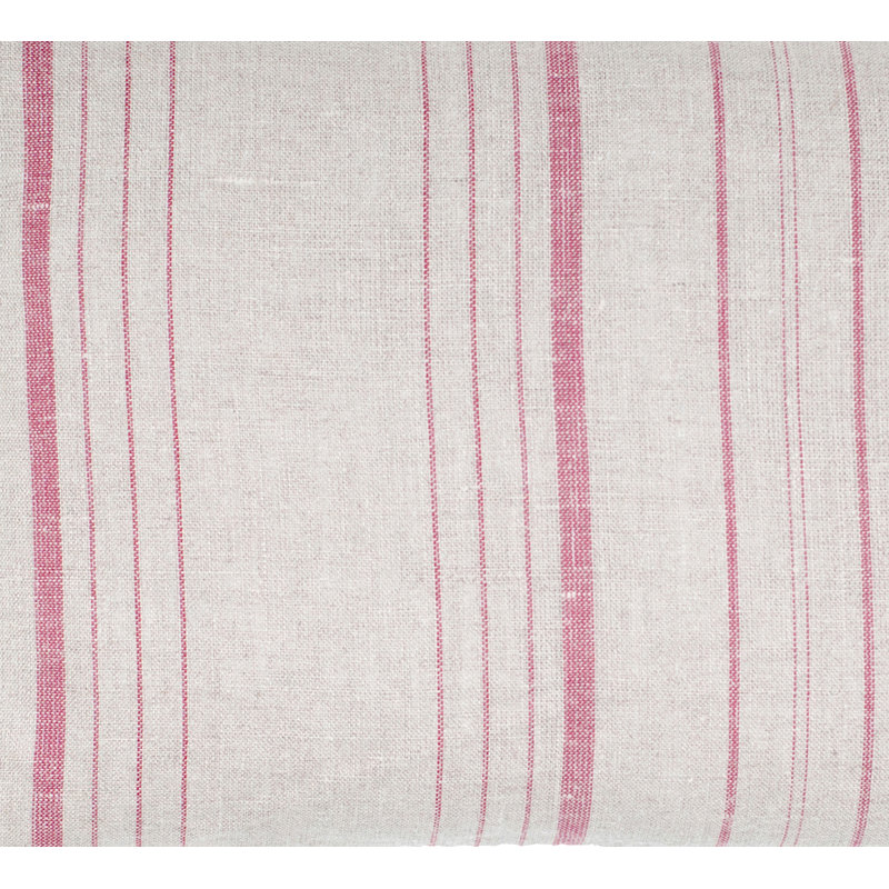 Housses de coussin décoratif à rayures 100% lin