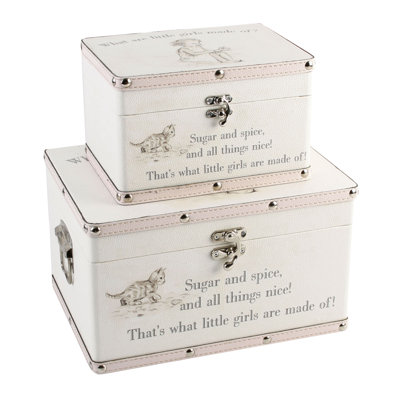 Natasha Faux Leather Decorative Trunk