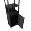Armoire haute haute avec porte à volets et 3 tablettes