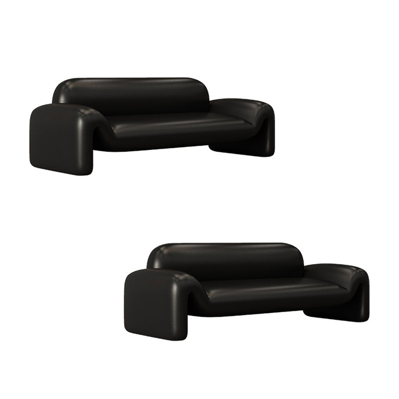 78.7'' Faux Leather Sofa