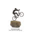 Wheelie On Rock Figurine