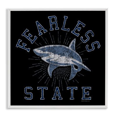 Estampe numérique Fearless State Shark par Spirit Animals / Life Is High