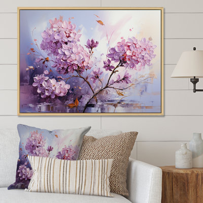" Purple Lilacs Country Charm "