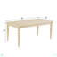 Ensemble de salle à manger 7 pièces à pieds tournés Amonia avec 6 chaises capitonnées Amonia-470129900