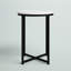 Table de bout Hampstead Collection - Table d'appoint moderne en stratifié avec structure entrecroisée-906120241-906120238