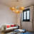 Ffraid Light Gold Unique/Statement Bird Nest Pendant Lights