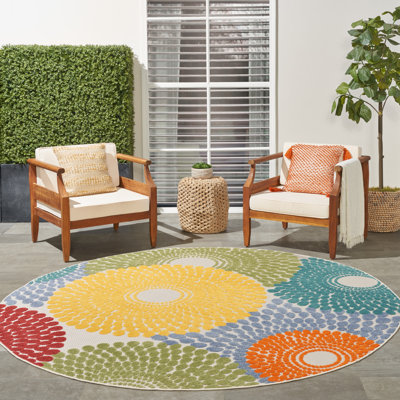 Alastaire Geometric Multicolor Indoor/Outdoor Area Rug