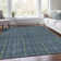 Premium Machine Washable Prisco Blue Rug