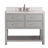 Brooks 43 " W Freestanding Standard Free Standing Single Double Single Vanity Bathroom Vanity With Stone Top-21249921-21249922