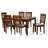 6 - Person Four Leg Dining Set-2130445219-2130445218