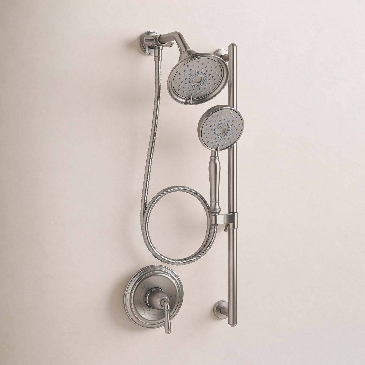 Bancroft Essentials Performance Showering Package, Vibrant Brushed Nickel
