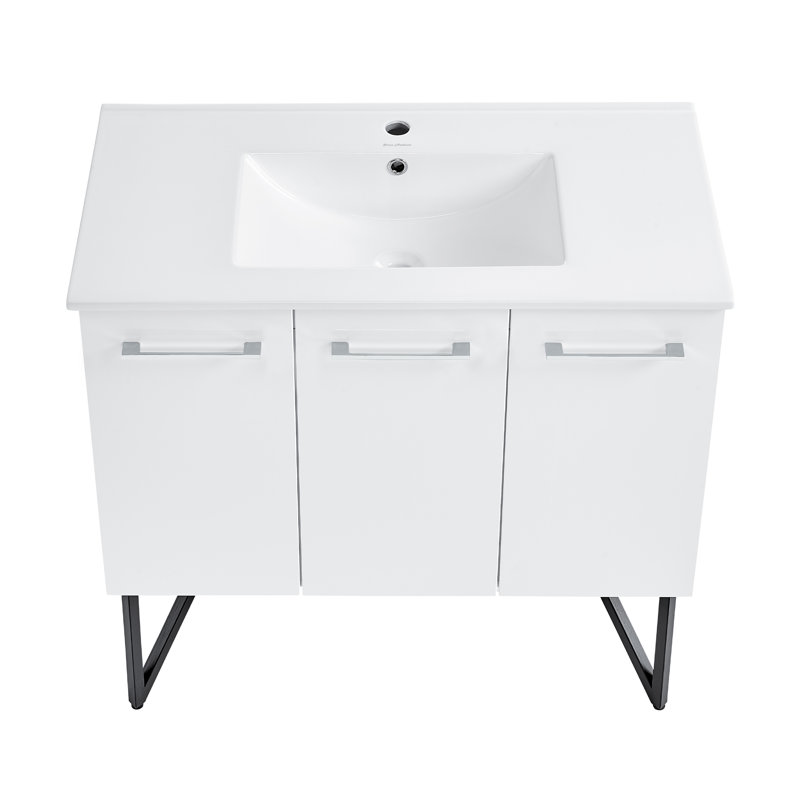 Meuble-lavabo de 36 po Annécy, Blanc