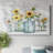 Sunflower Extravaganza-Gallery Wrapped Canvas-245242221