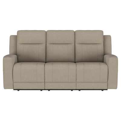 Peshawa Upholstered Motion Reclining Sofa Taupe