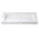 Maho 47.4 in. Rectangular White Composite Granite Stone Console Bathroom Vanity Sink