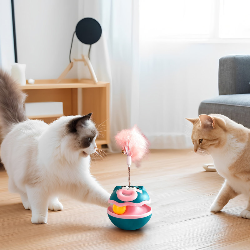 Jeu de jouets pour chats avec jouets amusants, Blue