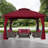 MASTERCANOPY Premium Steel Patio Gazebo with Mosquito Netting-93723299-70124942