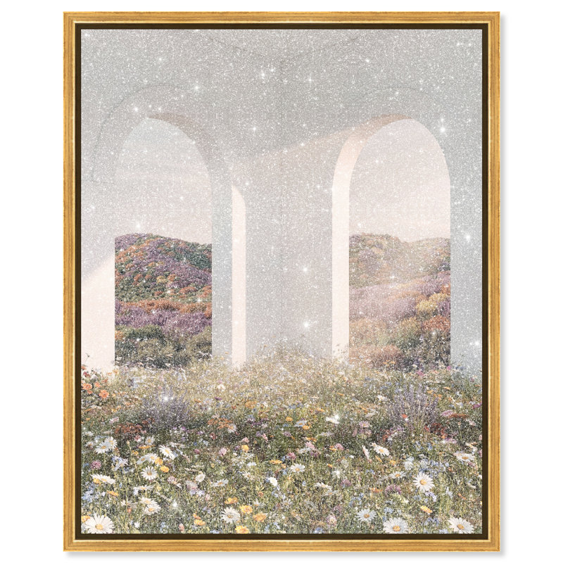 Sunlight Coming Through Print by Oliver Gal, 25"H x 31"W, Gold Floater Frame