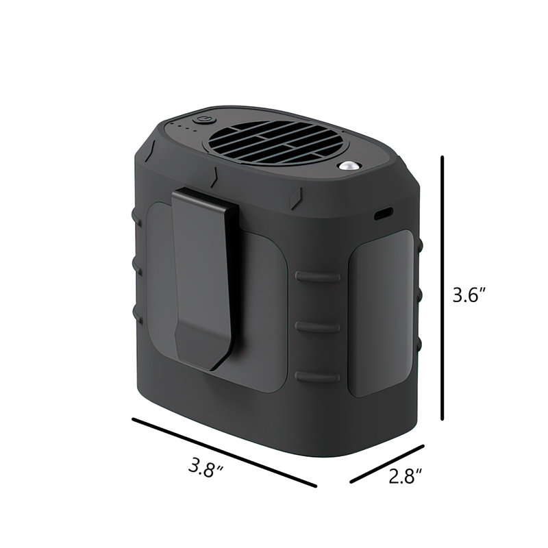 Ventilateur personnel EP Designlab LLC, Noir