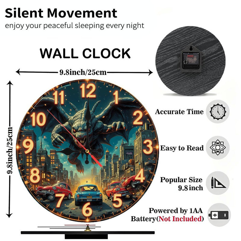 Horloge de cheval colorée_1