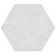 Vesuvius 8" Matte Hexagon Porcelain Floor and Wall Tile (9.84 sq. ft./case)