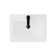 24" Rectangular Ceramic Undermount Bathroom Sink with Single Hole Faucet, Overflow