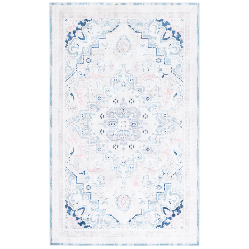 Tapis sud-ouest lavable à la machine Maritess, Rectangle 8 pi x 10 pi