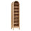 Armoire de rangement pour chaussures de 70 po de hauteur, organisateur de chaussures en bois à 8 niveaux avec tablettes réglables, étagère à chaussures autoportante pour vestibule, couloir et salon