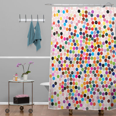 Garima Dhawan Polka Dots Shower Curtain
